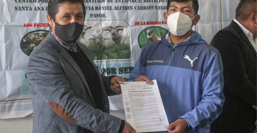 Pasco: conforman comité de gestión de organizaciones agrarias
