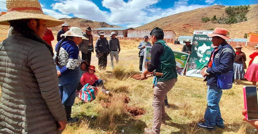conservar calidad de suelos agrarios INIA Perú