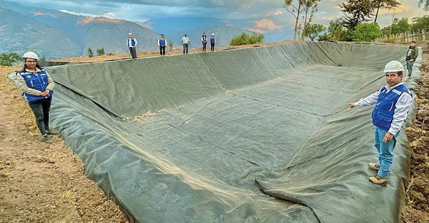 construcción de reservorios Piura Perú