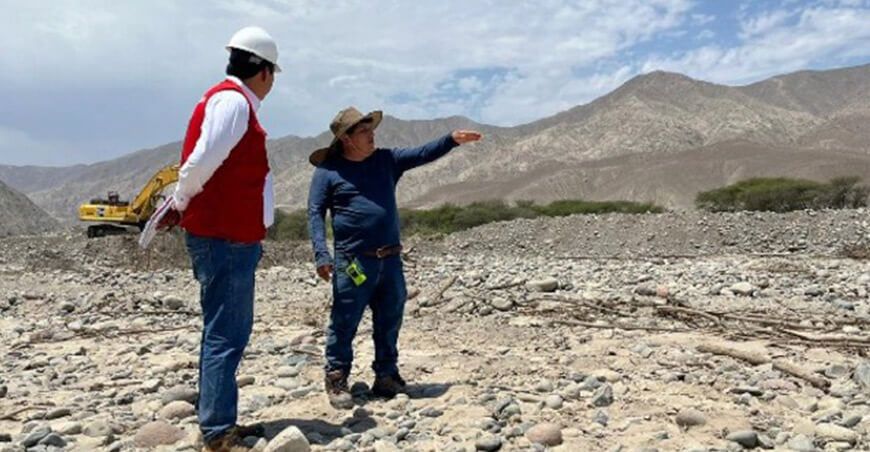 Ejecución de limpieza y descolmatación del río Grande sin contrato regularizado en Ica