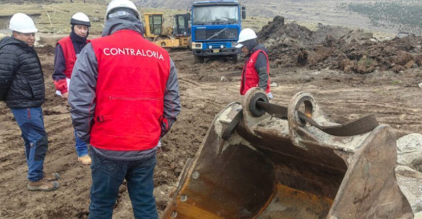 Incumplimiento de servicios y maquinaria en proyecto hídrico Parcco Chinquillay en Apurímac Perú