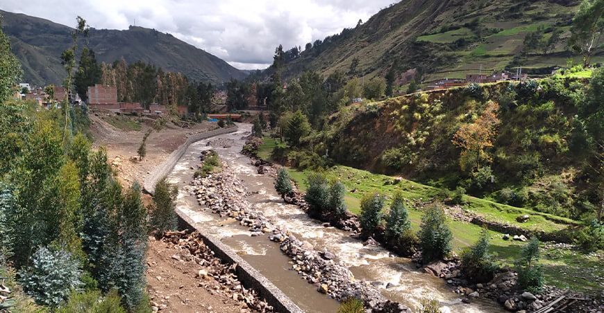 Destraban proyecto para construir defensas ribereñas en el río Sicra en Huancavelica Perú
