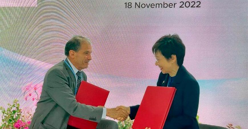Perú y Singapur firman acuerdo para promover proyectos bajos en carbono