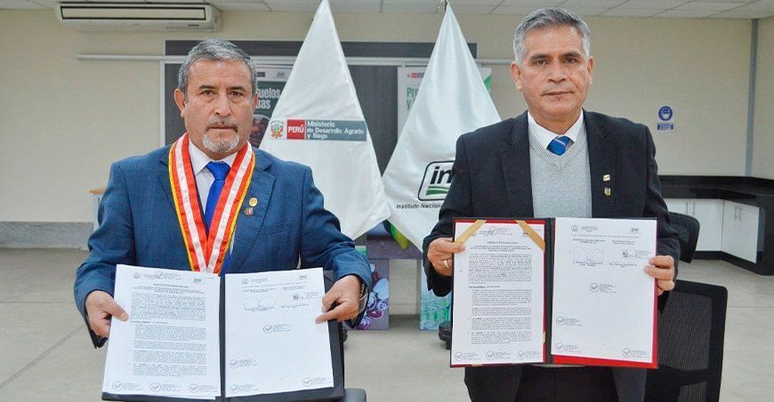 INIA y Unamad firman convenio