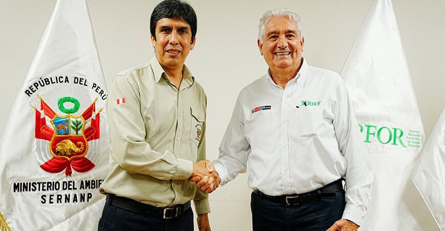 Sernanp y Serfor trabajarán conjuntamente en conservación de recursos en áreas naturales protegidas