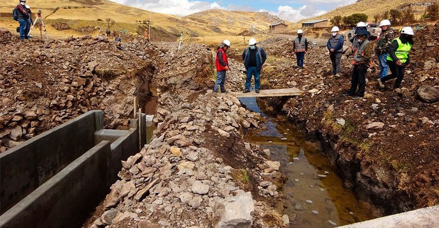 Cusco proyecto de riego Tupac Amaru