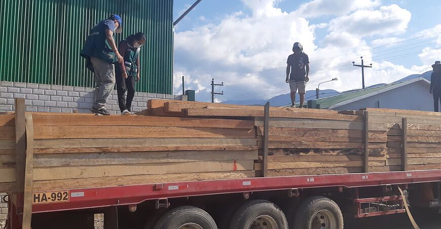 Puno: Decomisan más de 5 mil pies tablares de madera