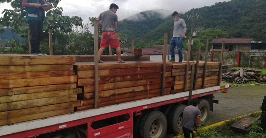 Decomisan más de 4 mil pies tablares de madera en San Gabán