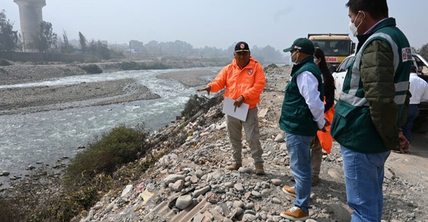 Lima: delimitan 11.9 km de faja marginal de la quebrada Los Cóndores en Chaclacayo