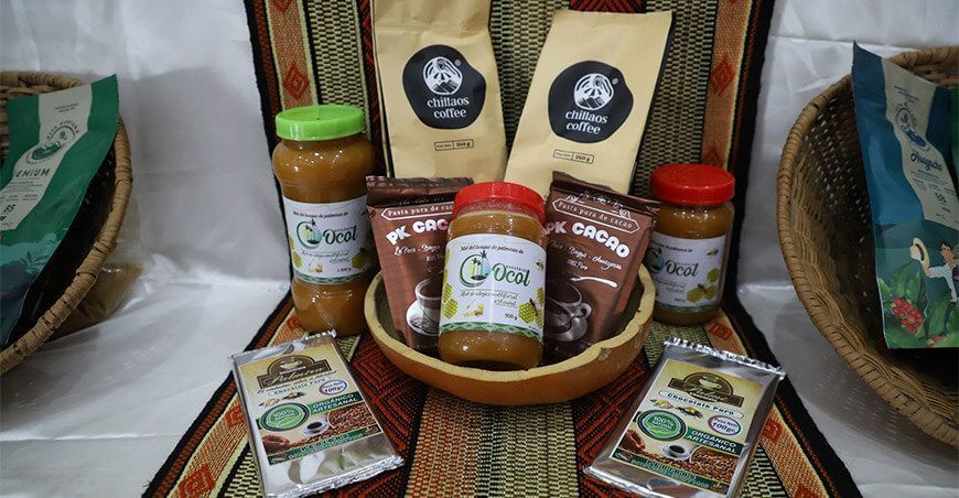 derivados de cacao y café feria agropecuaria Amazonas