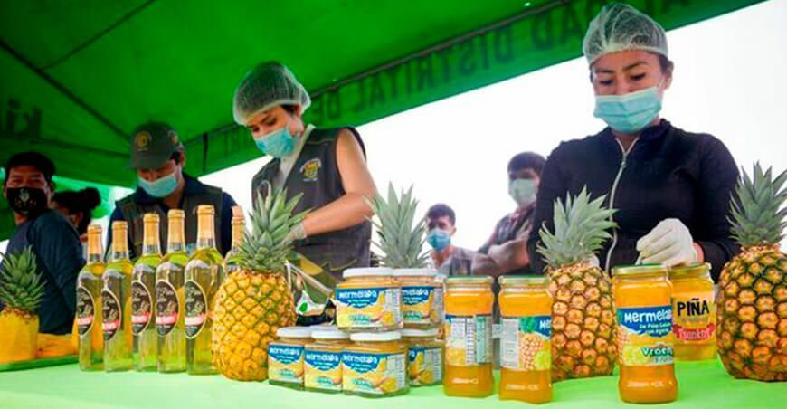 Derivados de piña