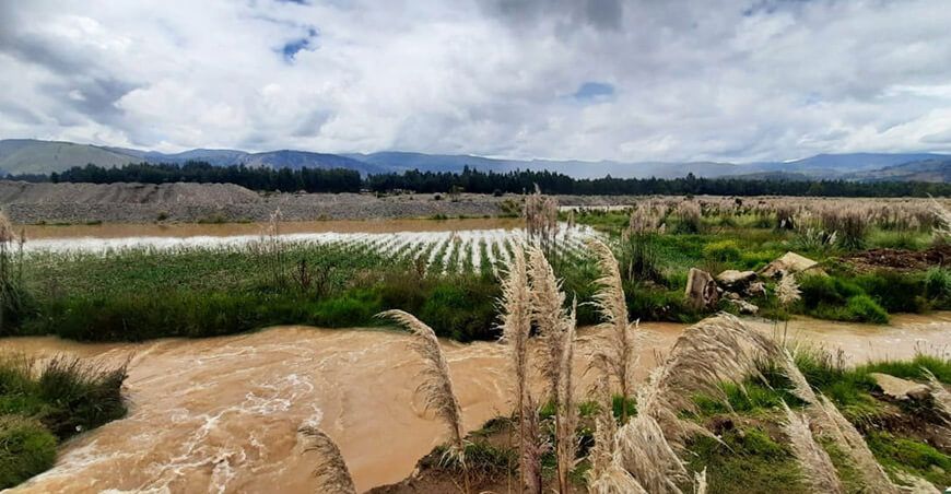 evalúan daños causados por desborde del río Mantaro