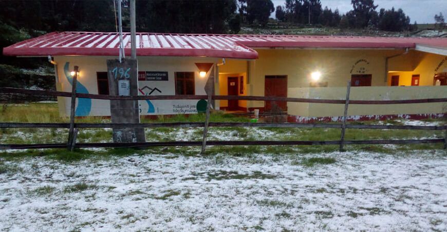 descenso de temperatura nocturna heladas nieve sierra Perú