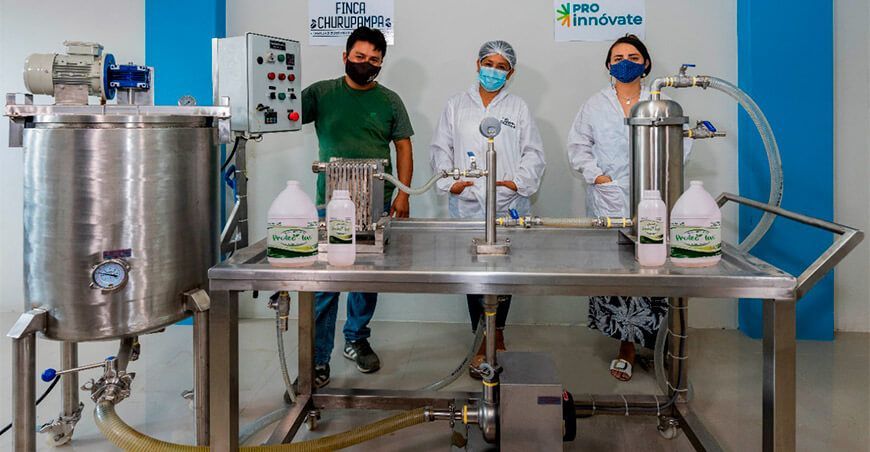 Finca Churupampa Perú SAC y UNALM logran validar un bio desinfectante efectivo contra el coronavirus