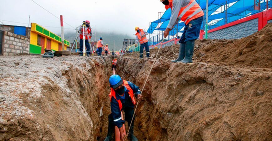drenaje pluvial a zona alta de Miraflores