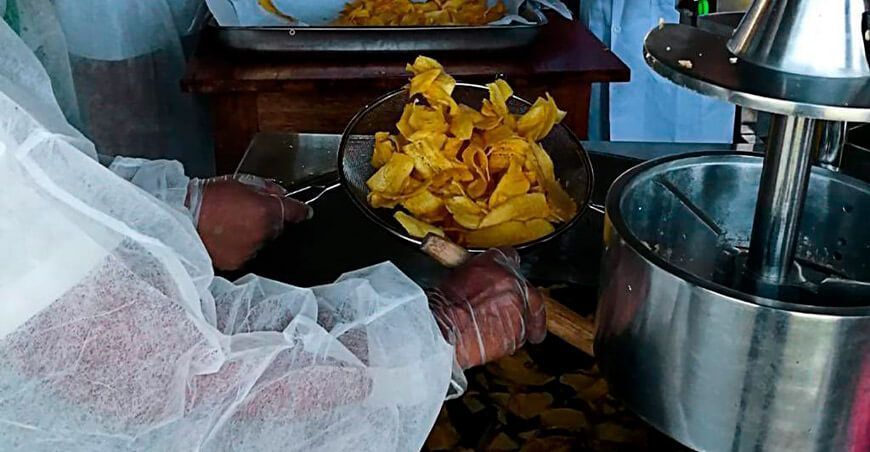 productores de Conayre fortalecen sus capacidades en la elaboración de chifles