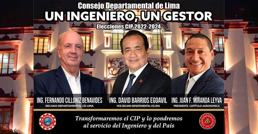 Colegio Ingenieros del Perú: elecciones 2022- 2024
