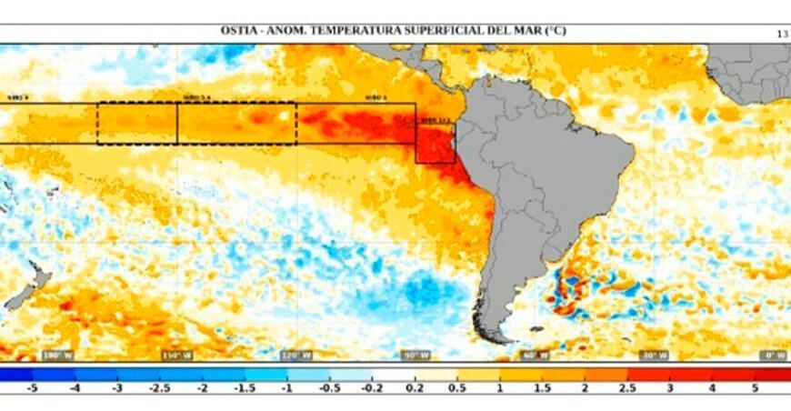 Enfen mantiene activo el estado de alerta de fenómeno El Niño