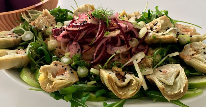 Ensalada de alcachofa