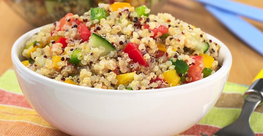 Ensalada de quinua peruana