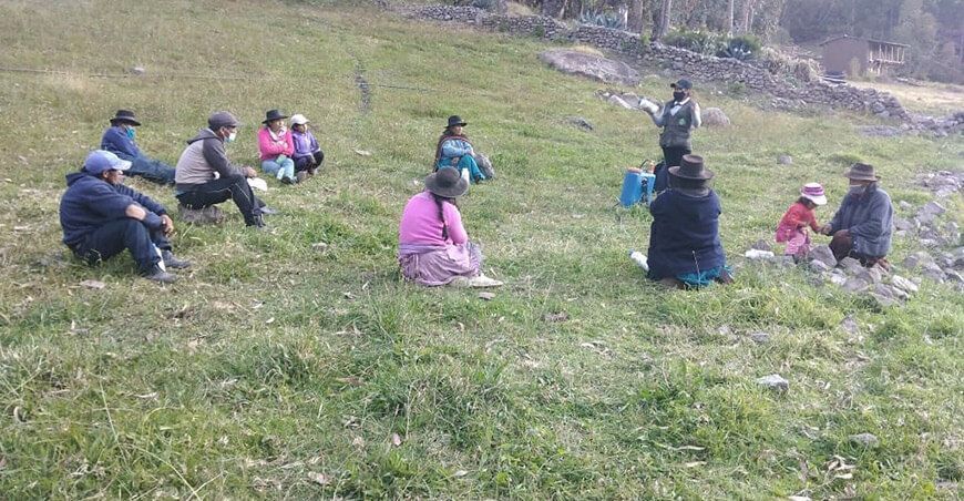productores afectados por las heladas y granizadas