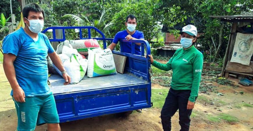 Entregan cerca de 300 TM de fertilizantes para incrementar la producción de cacao