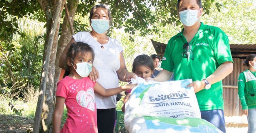 Entregan 326 TM de fertilizantes a productores de cacao de San Martín