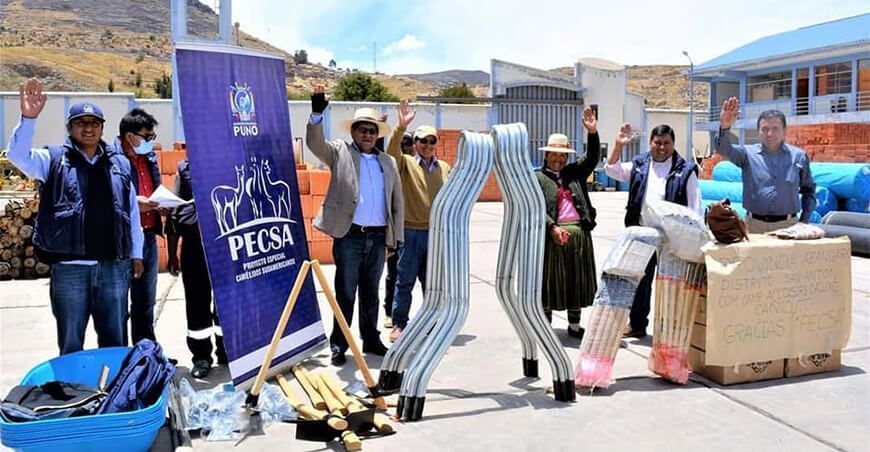 entregan herramientas a alpaqueros Puno
