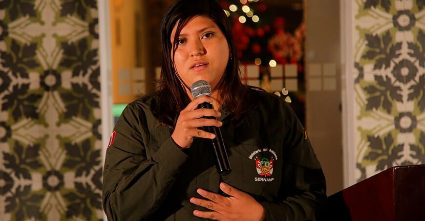 Erika Vásquez Torres, guardiana de los bosques Reserva Nacional de Matsés