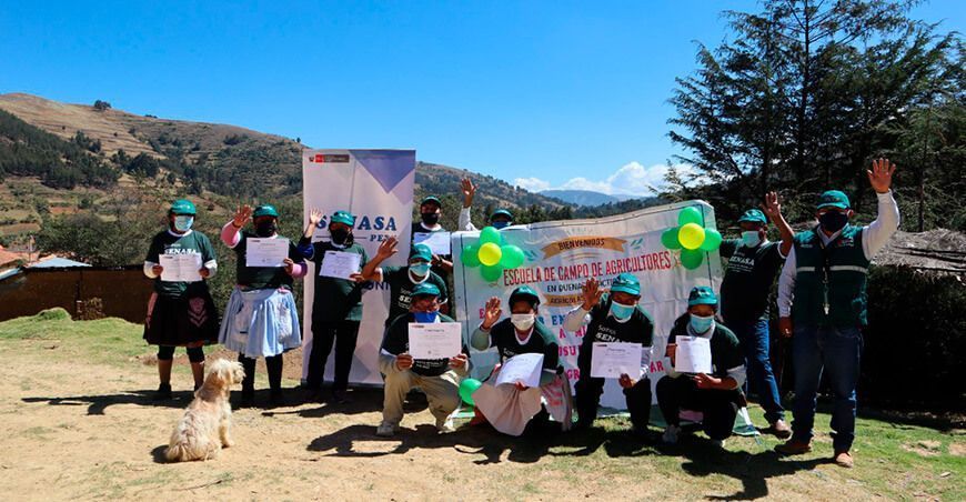 Escuelas de campo con productores de Junín
