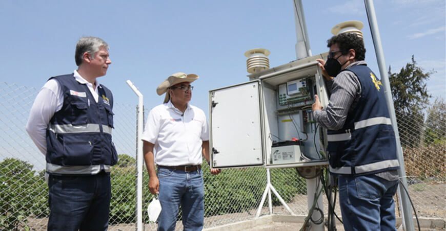 Implementan estación meteorológica para monitoreo agroclimático en Lambayeque