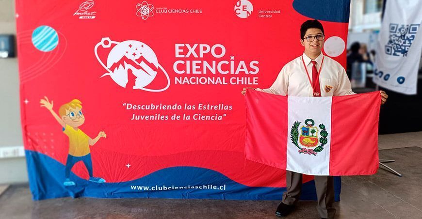 ¡Orgullo para el Perú! Estudiante moqueguano triunfa en concurso de ciencia en Chile