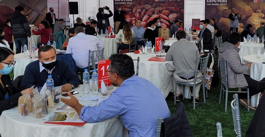 Expo Perú Los Andes Ica rueda negocios exportaciones
