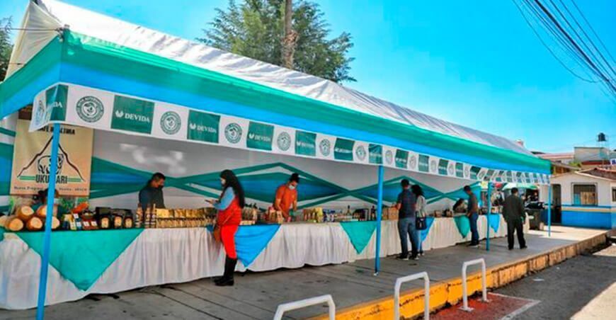 Feria ExpoVraem de cacao y café
