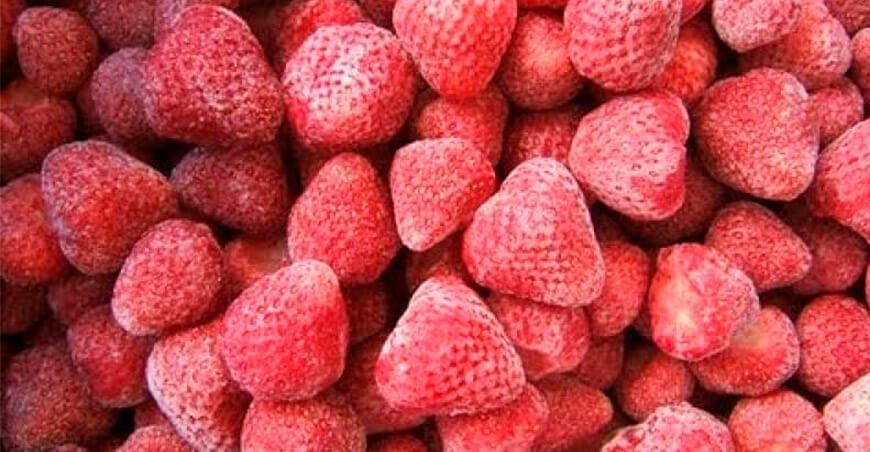 Exportaciones de fresa congelada Perú
