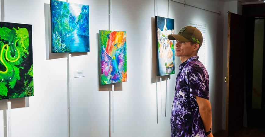 Exposición de arte en defensa de la biodiversidad de Madre de Dios