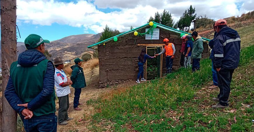Entregarán 100 fitotoldos para proteger cultivos vulnerables a las heladas Agro Rural Ancash Perú