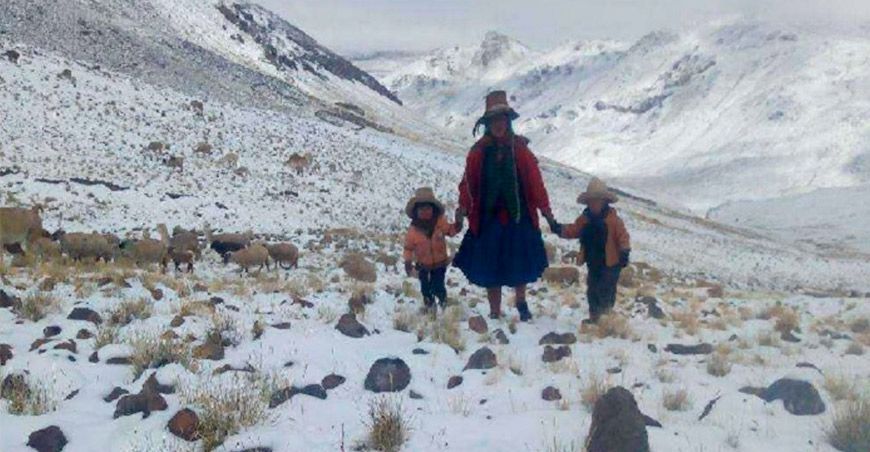 Temperatura nocturna en la sierra centro y sur