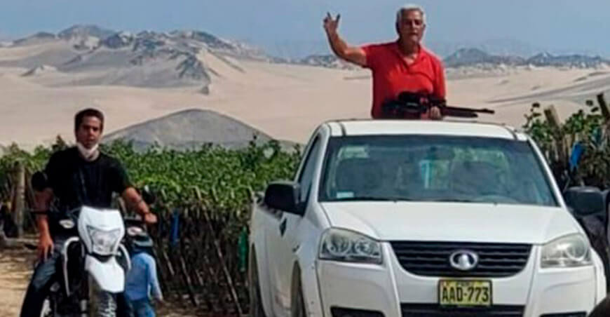 Ica: obreros denuncian que representante del Fundo Luzmila amenazó con arma de fuego