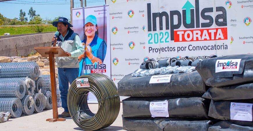 Moquegua: Geotanques para mejorar la capacidad de riego en Torata Alta