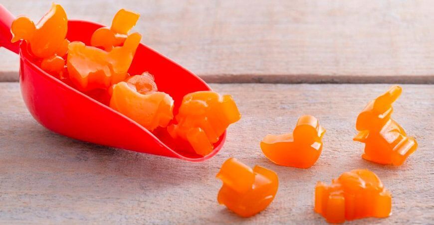 gomitas de naranja y zanahoria Perú