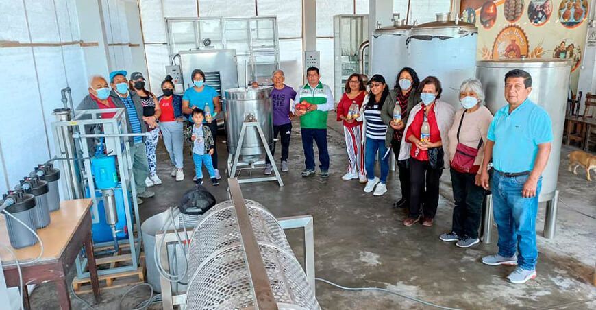 implementan planta de derivados de manzana Cañete