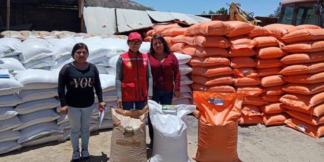 Entregan alimento balanceado para mejorar producción ganadera en Sánchez Cerro