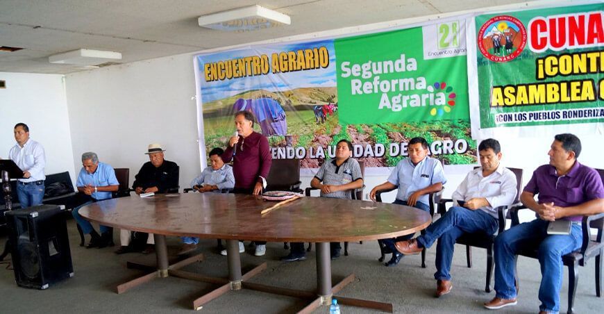 Gremios agrarios anuncian paro nacional agrario