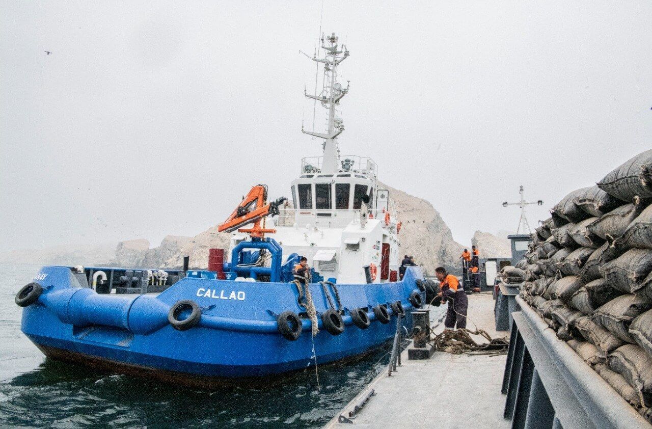 Embarcación “Guanay” transportó 1,430 toneladas de guano de las islas en su primer viaje
