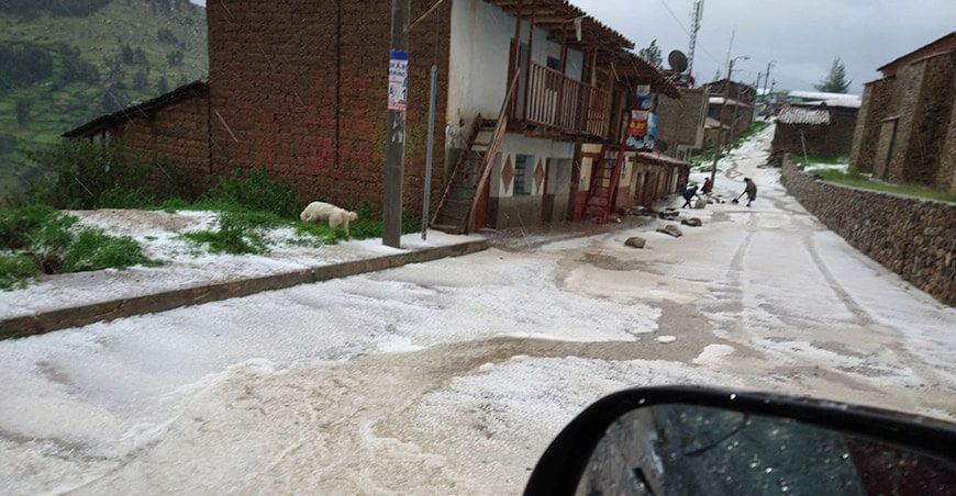 Se presentarán lluvia, nieve y granizo en la sierra