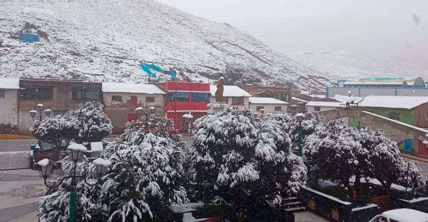 Lluvia, nevada y granizada se presentarán en la sierra