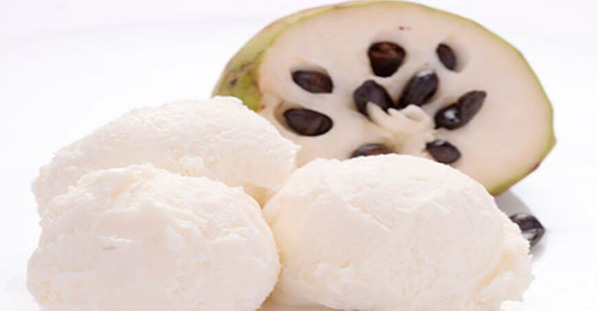 helado de chirimoya Perú