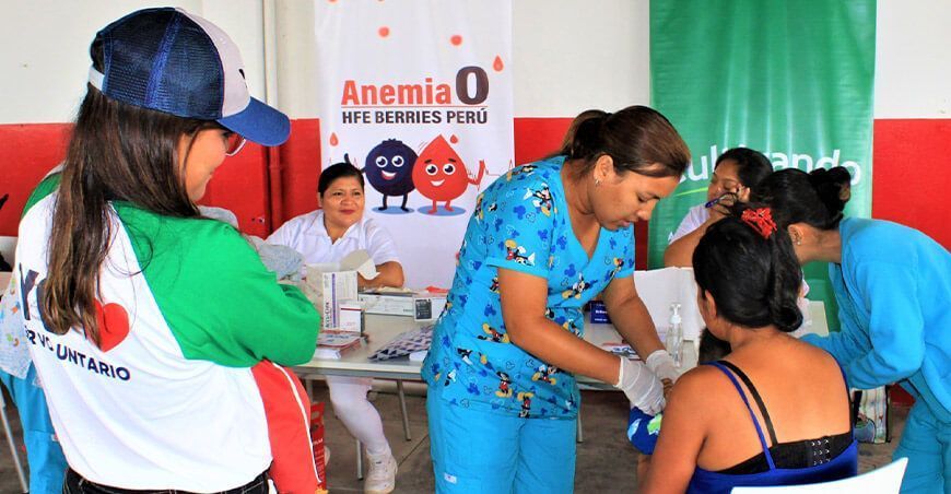 HFE Berries Perú - Hortifrut inició programa integral para disminuir casos de anemia en Olmos