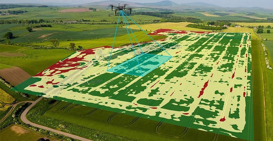 imágenes espectrales maíz para chala